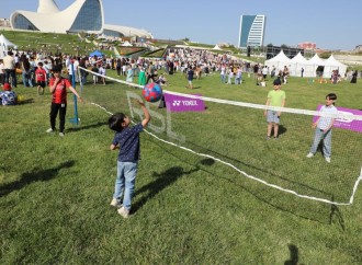 Heydər Əliyev Mərkəzinin parkında Uşaq festivalı keçirilib
