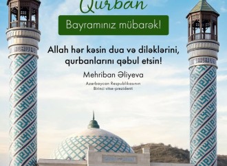 Birinci vitse-prezident Mehriban Əliyeva Qurban Bayramı münasibətilə paylaşım edib