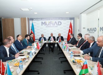 Şimali Kipr Türk Respublikasının iqtisadiyyat və enerji naziri ilə MÜSİAD Azərbaycan İdarə Heyəti arasında görüş keçirilib