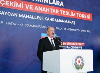 Prezident İlham Əliyev və Prezident Rəcəb Tayyib Ərdoğan Kahramanmaraşda “Azərbaycan” məhəlləsinin açılış mərasimində iştirak edirlər