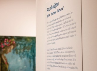 Heydər Əliyev Fondunun vitse-prezidenti Leyla Əliyeva London Dizayn Biennalesində Azərbaycan MAMA "Ana təbiət” sərgisində iştirak edib