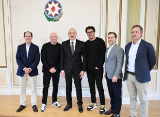 Prezident İlham Əliyev UFC-nin prezidentini qəbul edib