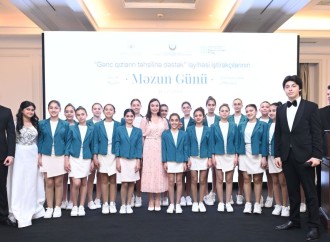 Heydər Əliyev Fondunun vitse-prezidenti Leyla Əliyeva “Gənc qızların təhsilinə dəstək” layihəsi iştirakçılarının məzun günündə iştirak edib