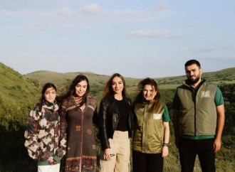 Heydər Əliyev Fondunun vitse-prezidenti Leyla Əliyeva və Bakı Media Mərkəzinin rəhbəri Arzu Əliyeva Altıağac Milli Parkını ziyarət ediblər