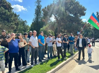 Xankəndidə Silahlı Qüvvələr Günü münasibətilə hərbçilərin yürüşü keçirilir
