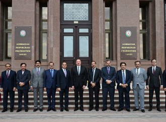 Prezident İlham Əliyev Pakistan Milli Assambleyasının sədrinin başçılıq etdiyi nümayəndə heyətini qəbul edib