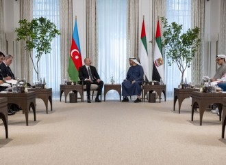 Prezident İlham Əliyevin Əbu-Dabidə Birləşmiş Ərəb Əmirliklərinin Prezidenti ilə görüşü olub
