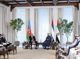 Prezident İlham Əliyevin Əbu-Dabidə Birləşmiş Ərəb Əmirliklərinin Prezidenti ilə görüşü olub