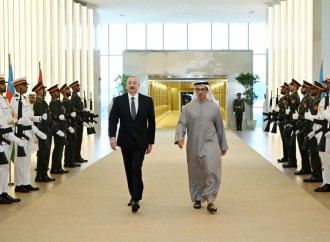 Prezident İlham Əliyev Birləşmiş Ərəb Əmirliklərinə işgüzar səfərə gəlib
