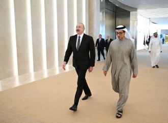 Prezident İlham Əliyev Birləşmiş Ərəb Əmirliklərinə işgüzar səfərə gəlib