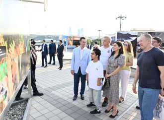 Heydər Əliyev Fondunun vitse-prezidenti Leyla Əliyeva Azərbaycanda təbiətin mühafizəsinin 100 illiyinə həsr olunmuş fotosərginin açılışında iştirak edib