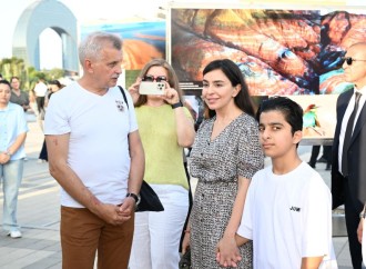 Heydər Əliyev Fondunun vitse-prezidenti Leyla Əliyeva Azərbaycanda təbiətin mühafizəsinin 100 illiyinə həsr olunmuş fotosərginin açılışında iştirak edib