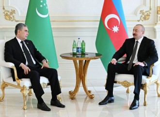 Prezident İlham Əliyevin Türkmənistan Xalq Məsləhətinin sədri Qurbanqulu Berdiməhəmmədov ilə görüşü olub
