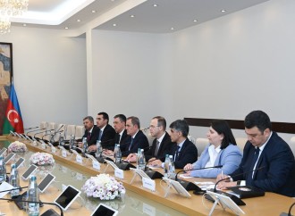 Ceyhun Bayramov Gürcüstanın spikeri ilə strateji tərəfdaşlığı müzakirə edib