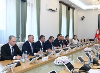 Ceyhun Bayramov Gürcüstanın spikeri ilə strateji tərəfdaşlığı müzakirə edib