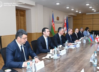 Azərbaycan və Gürcüstan XİN rəhbərləri mətbuata bəyanatla çıxış ediblər