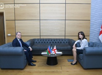 Azərbaycan və Gürcüstan XİN rəhbərləri mətbuata bəyanatla çıxış ediblər