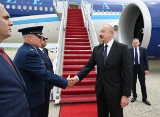 Prezident İlham Əliyev ABŞ-a işgüzar səfərə gəlib