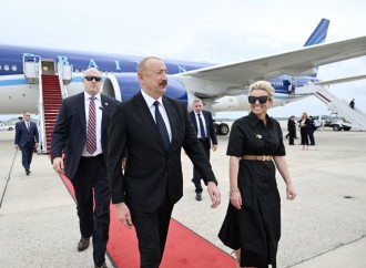 Prezident İlham Əliyev ABŞ-a işgüzar səfərə gəlib