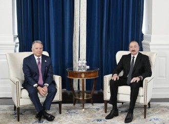 Vaşinqtonda Azərbaycan Prezidenti İlham Əliyevin ABŞ Prezidentinin xüsusi elçisi Stiv Uitkoff ilə görüşü olub