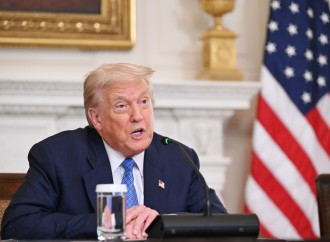 ABŞ Prezidenti Donald Tramp Ağ Evdə mətbuata bəyanatla çıxış edib