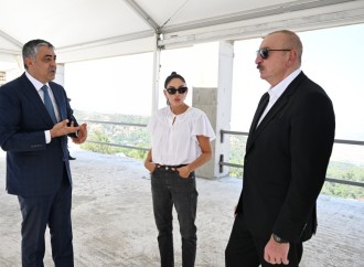 Prezident İlham Əliyev və Birinci xanım Mehriban Əliyeva “Hacıkənd” istirahət kompleksinin tikintisi ilə tanış olublar