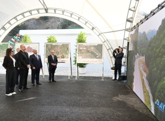Prezident İlham Əliyev və birinci xanım Mehriban Əliyeva Toğanalı-Kəlbəcər-İstisu avtomobil yolunda görülən işlərlə tanış olublar