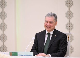 Prezident İlham Əliyevin Türkmənistan Xalq Məsləhətinin sədri ilə geniş tərkibdə görüşü olub