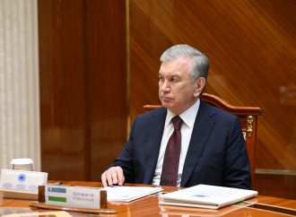 Türkmənbaşı şəhərində Prezident İlham Əliyev, Qurbanqulu Berdiməhəmmədov və Şavkat Mirziyoyev arasında yüksəksəviyyəli görüş keçirilib