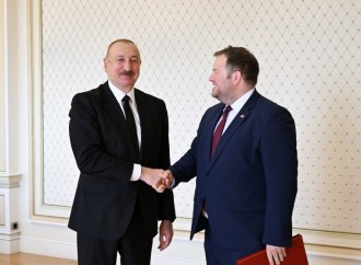Prezident İlham Əliyev Böyük Britaniya və Şimali İrlandiya Birləşmiş Krallığının dövlət nazirini qəbul edib