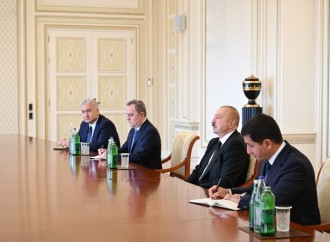 Prezident İlham Əliyev Böyük Britaniya və Şimali İrlandiya Birləşmiş Krallığının dövlət nazirini qəbul edib