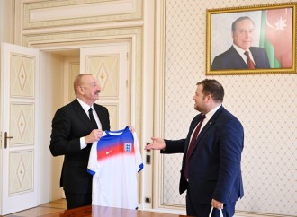 Prezident İlham Əliyev Böyük Britaniya və Şimali İrlandiya Birləşmiş Krallığının dövlət nazirini qəbul edib