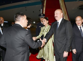 Azərbaycan Prezidenti İlham Əliyev Çinə işgüzar səfərə gəlib