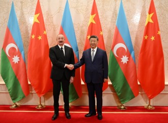 Tiencin şəhərində Azərbaycan Prezidenti İlham Əliyevin Çinin Sədri Si Cinpin ilə görüşü olub