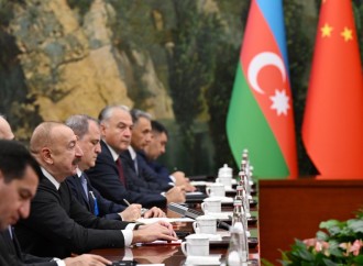 Tiencin şəhərində Azərbaycan Prezidenti İlham Əliyevin Çinin Sədri Si Cinpin ilə görüşü olub
