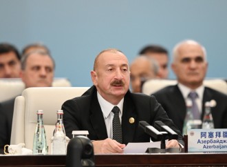 Prezident İlham Əliyev Tiencin şəhərində “ŞƏT plyus” formatında görüşdə çıxış edib