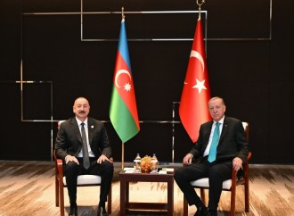 Tiencində Azərbaycan Prezidenti İlham Əliyevin Türkiyə Prezidenti Rəcəb Tayyib Ərdoğanla görüşü olub