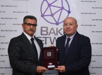 Qızıl Aypara Cəmiyyəti Trend İnformasiya Agentliyini 100 illik yubiley medalı ilə təltif edib