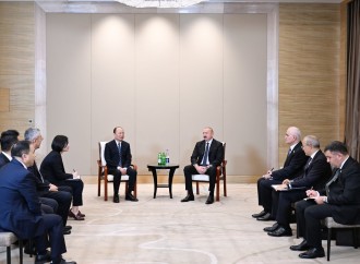 Prezident İlham Əliyev “China National Chemical Engineering” şirkətinin sədri ilə görüşüb