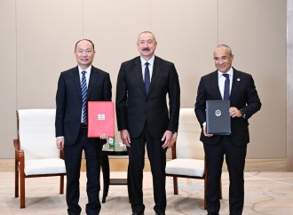 Prezident İlham Əliyev “China National Chemical Engineering” şirkətinin sədri ilə görüşüb