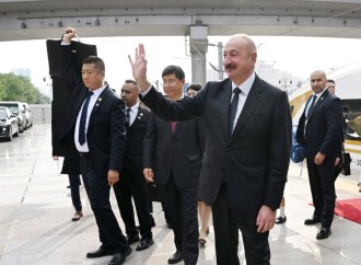 Prezidenti İlham Əliyev və Birinci xanım Mehriban Əliyeva qatarla Pekinə gəliblər
