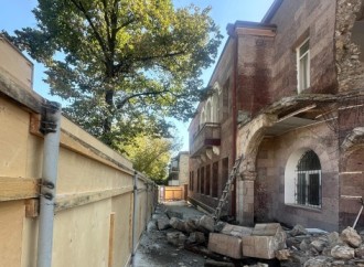 Xankəndidə qondarma rejimin “XİN”inin binasının söküntüsünə başlanılıb