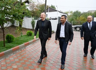 Prezident İlham Əliyev Xocavənd rayonunun Hadrut qəsəbəsində olub