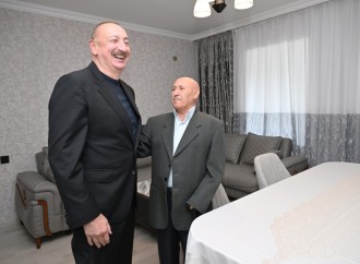 Prezident İlham Əliyev Xocavənd rayonunun Qırmızı Bazar qəsəbəsində olub