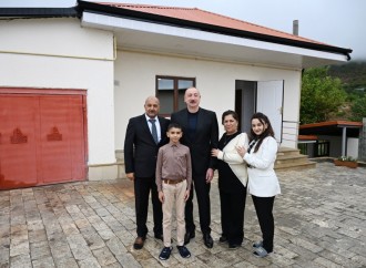 Prezident İlham Əliyev Xocavənd rayonunun Sos kəndində olub