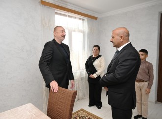 Prezident İlham Əliyev Xocavənd rayonunun Sos kəndində olub