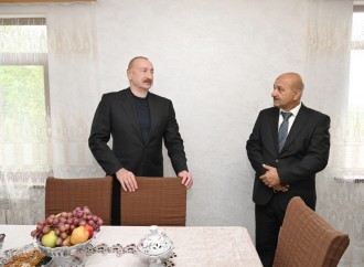 Prezident İlham Əliyev Xocavənd rayonunun Sos kəndində olub