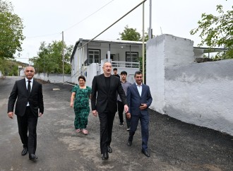 Prezident İlham Əliyev Xocalı rayonunun Badara kəndində olub