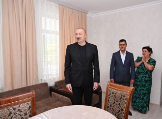 Prezident İlham Əliyev Xocalı rayonunun Badara kəndində olub