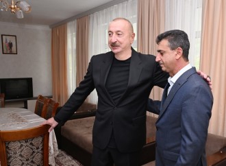 Prezident İlham Əliyev Xocalı rayonunun Badara kəndində olub